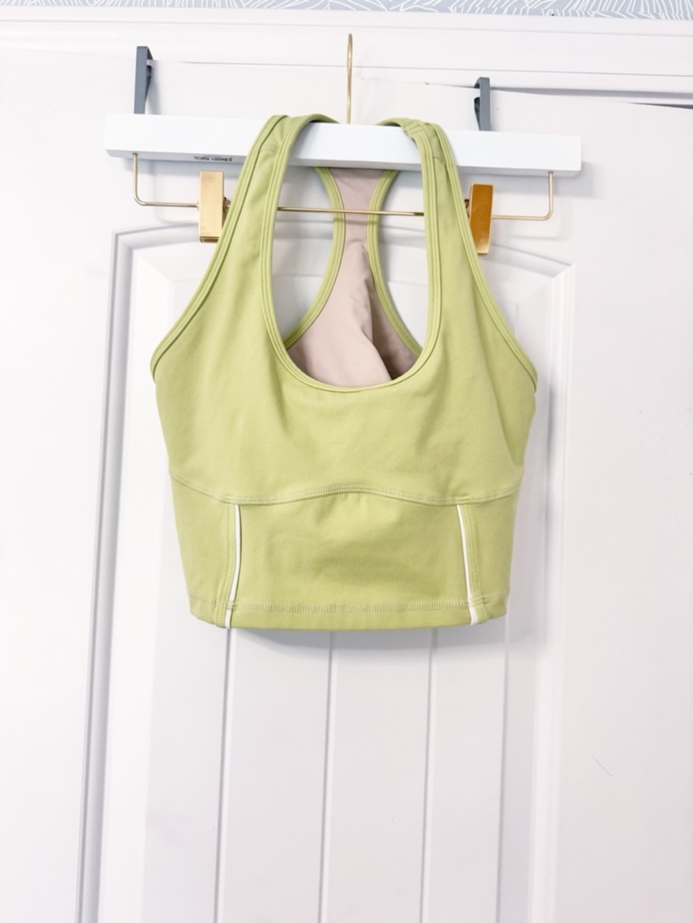 TYC Til You Collapse Tank Corset crop Lime Green Bra Size Small